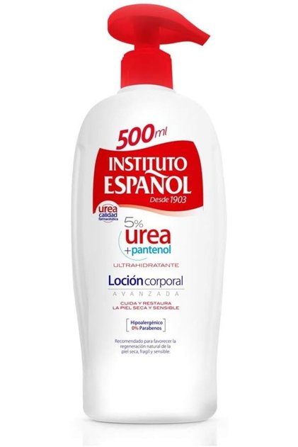 Urea + Panthenol Moisturising Lotion – Spanish Institute – Dispenser 500 ml