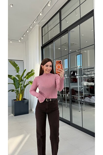 Balıkçıl Light Glitter Blouse Pink