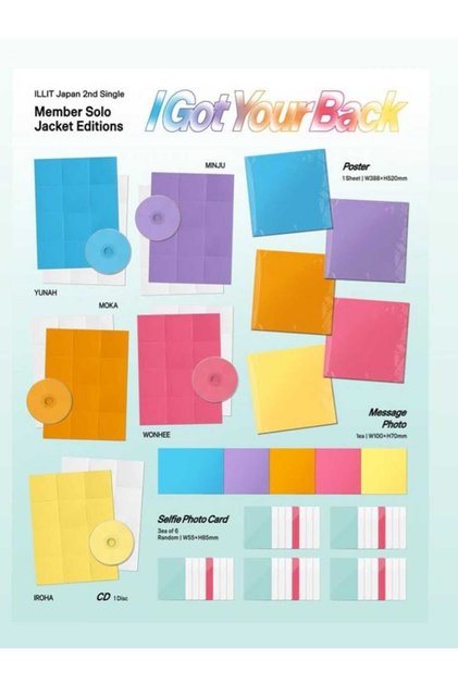 ILLIT - Japan 2nd Single [I GOT YOUR BACK] Member Solo Jacket Edition (WONHEE Vers.)