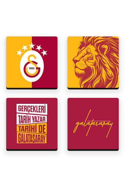 Gerçekleri Tarih Yazarı Wooden Coasters (Set of 4) - Licensed Original