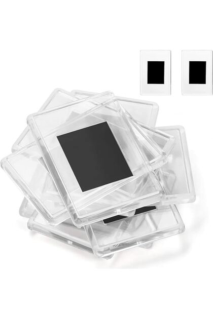 Fridge Magnets, 20 Pack DIY Photo Frame with Clear Acrylic Window, Magnetic Picture Frames for Small