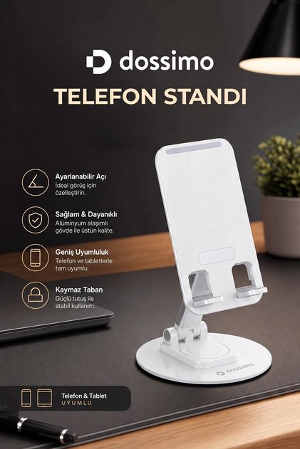 Foldable 360 Rotatable Adjustable Phone Holder Tabletop Stand Dst-05