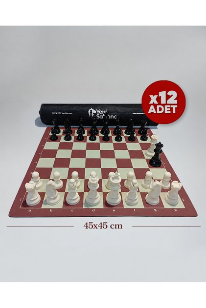 Professional Chess Set for Schools (12 Pcs)