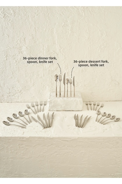 Florence 12-Person 72-Piece Fork Spoon Knife Set