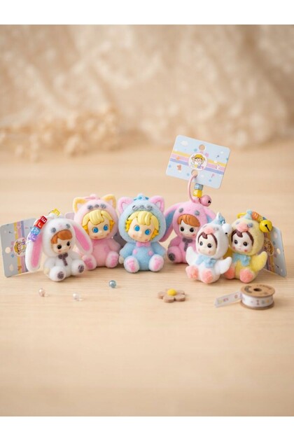 Furry Figure Sweet Keychain Doll 1 Piece