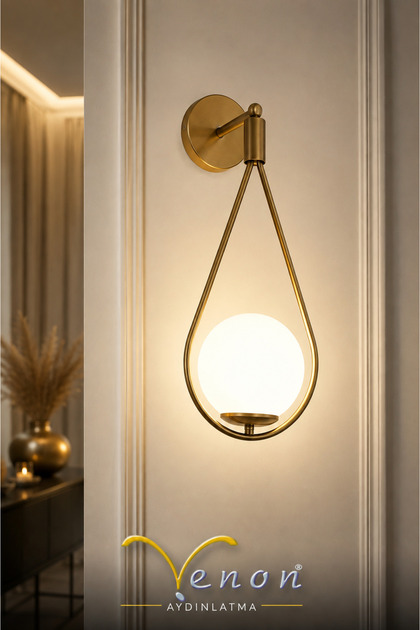 1 piece water drop gold sconce drop sconce hotel sconce modern sconce