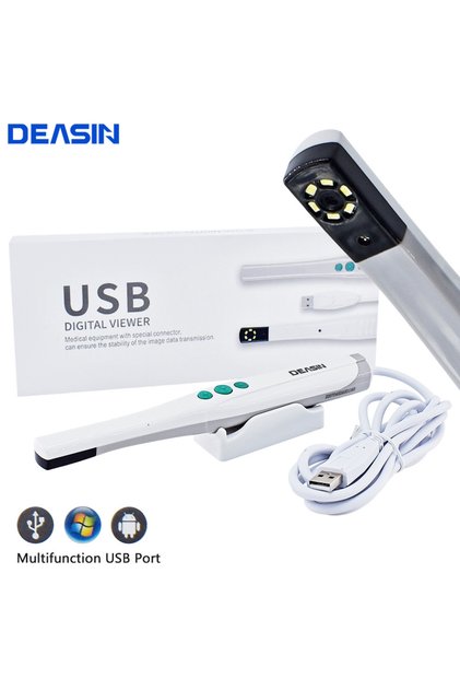DEASIN USB Type Oral HD Camera Digital Viewer 6 LED Lights Endoscope Dental Intraoral Real-time Dent