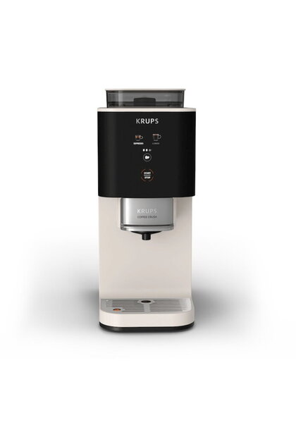 Espressor semi-automat Coffee Crush SA4001E0, 1370 W, 15 bari, rasnita inox, sistem bean-to-cup, preparare one-touch, intensitate cafea ajustabila, compatibil cafea macinata, design ultra-compac