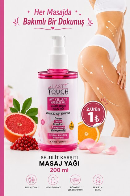 200 Ml Vitamin C Complex Anti-Cellulite Massage Oil