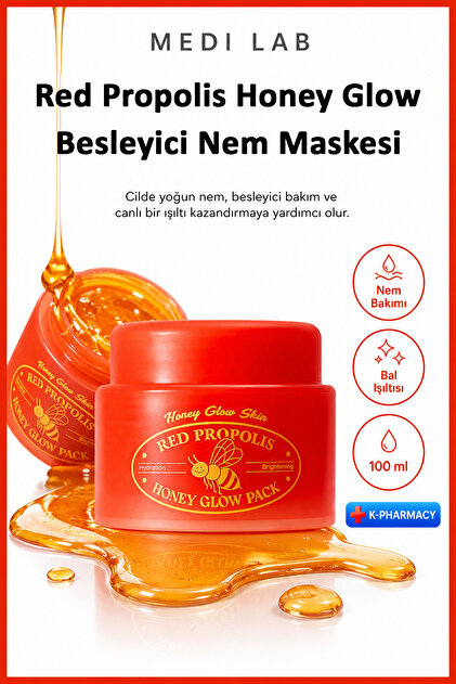 Red Propolis Honey Glow Pack - Kırmızı Propolis Işıltı Maskesi 100 ml
