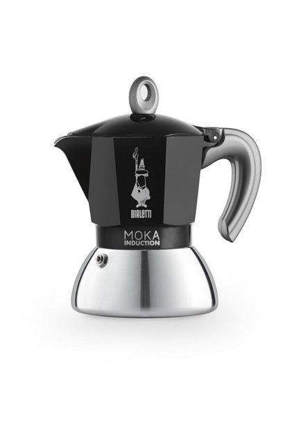 Moka Induction Clatter, 2 portii, Negru