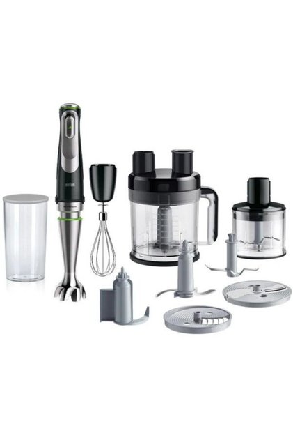 Mixer vertical MultiQuick 9 MQ9195XLI, 1200W, Tocator 500ml, Bol 3,2l, Sistem EasyClick Plus, SplashControl, iMode, ActiveBlade, SmartSpeed, Pahar 600ml fara BPA, ChildLock, Lame inox, Argintiu