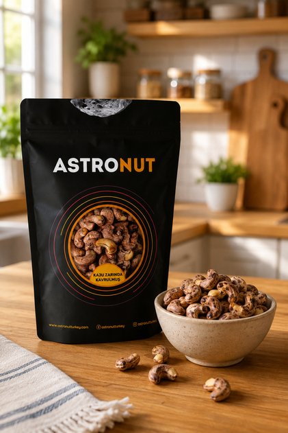 Odun Ateşinde Zarında Kavrulmuş Kaju Kabuklu Zarlı Kaju 500 gr
