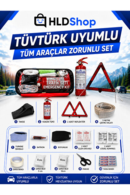 Halidi Trafik Seti Kriko Kaza Tespit Tutanağı Eldiven Hediyeli