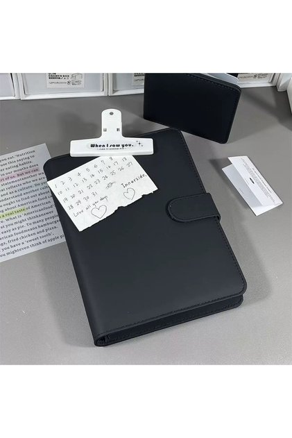 Macaron Binder File A5 Black