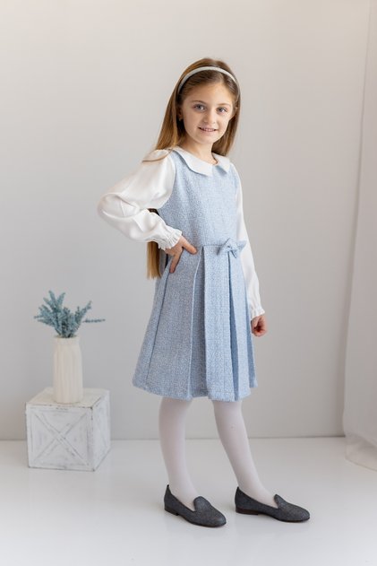 Girl's Tweed Dress