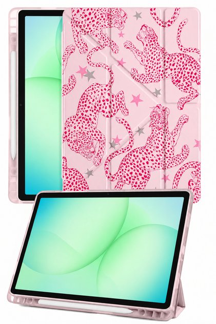 Galaxy Tab S9 / S9 FE/ S10 FE / S10 Lite 10.9 İnç Uyumlu Kalem Bölmeli Akıllı Stand Olabilen Silikon Premium Tablet Kılıfı