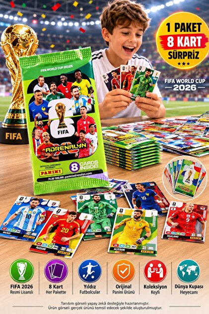 World Cup Fifa 2026 Panini Adrenalyn XL Collection Card Booster