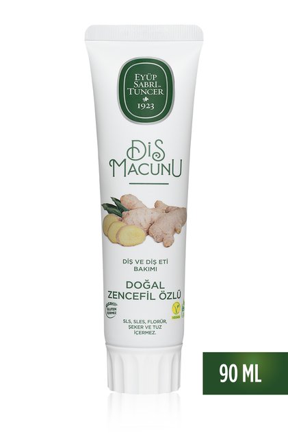 Doğal Zencefil Özlü Diş Macunu 90 ml