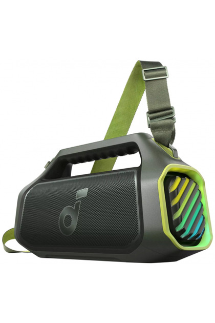 Φορητό Ηχείο Bluetooth SoundCore Boom 2 Plus, 140W, TWS, RGB, Αδιάβροχο, Πράσινο A3134062