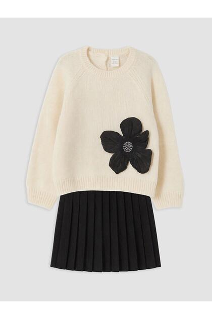 Floral Girl's Knitwear Set (W6)