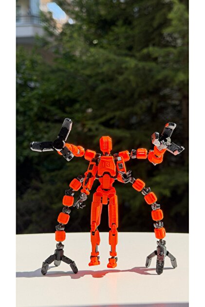 Loopify Lucky 13 Aksiyon Figürü Robot Oyuncak 13cm ve Mekanik Kol