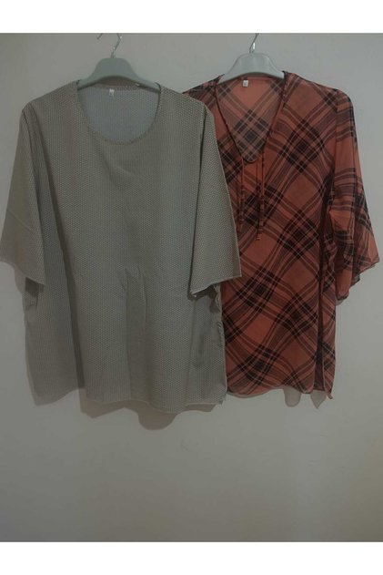 Pack of 2 Summer Thin Shirt Blouses