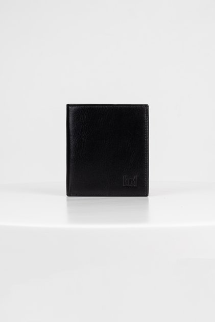 Lisaure Genuine Leather Polite Men's Wallet Black