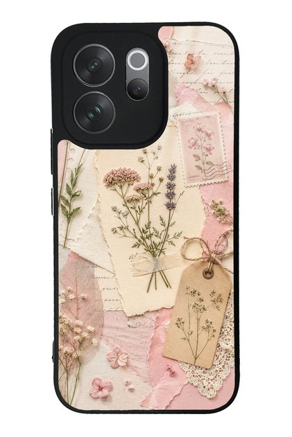 Vivo V70 Blush Herbarium Design Glossy Phone Case
