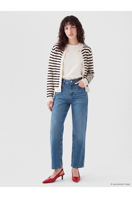 Lcw Jeans Petite Straight Fit Women's Jean Pants