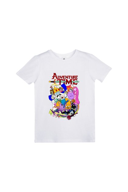 Adventure Time Themed Printed Children's T-Shirt
