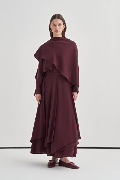 Asymmetrical Modal Skirt