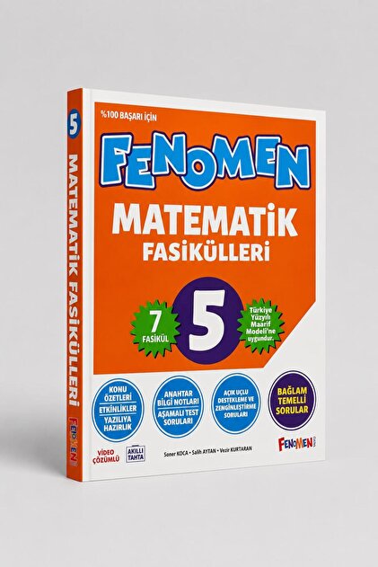FENOMEN 5.Sınıf Matematik Fasikülleri (7 FAS. Maarif Model Bağlam Temelli Sorular) 2026 GÜNCEL BASIM