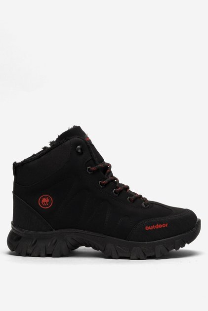 Unisex Soğuk Geçirmez Uzun Outdoor Trekking Bot SİYAH