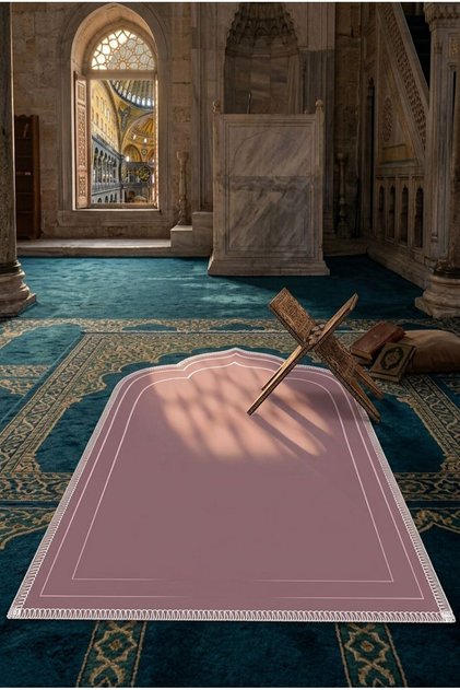 Decorative Digital Printed Non-Slip Base Prayer Rug Prayer 70X120