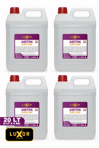 %99 Saf Aseton 20 Lt (5 Lt X 4 Adet)