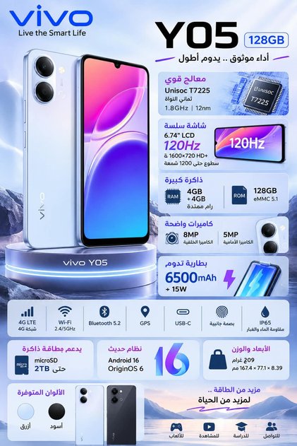 Y05 128 جيجابايت