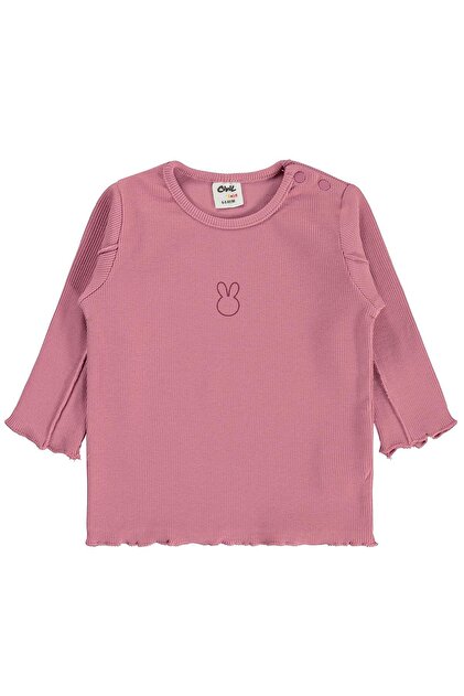 Rabbit Printed 6-18 Months Sweatshirt - Pink