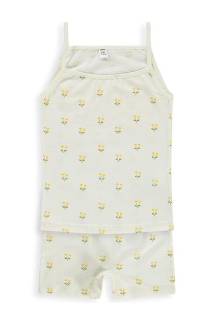Buket 2-12 Years Old Girls' Underwear Set - Ecru