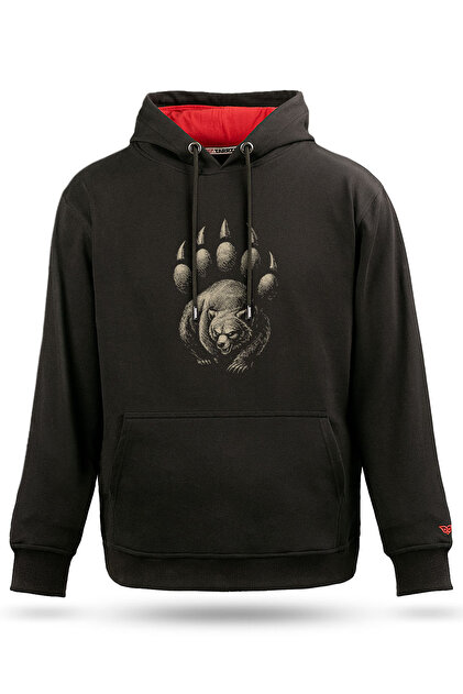 Unisex Hooded Sweatshirt Bear Mark Design