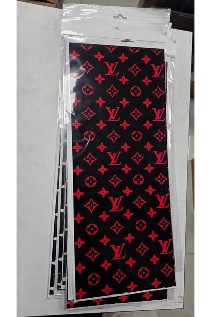Post Covering 20X50 cm Quality Printing 2 Pieces Pink XL Lv Red