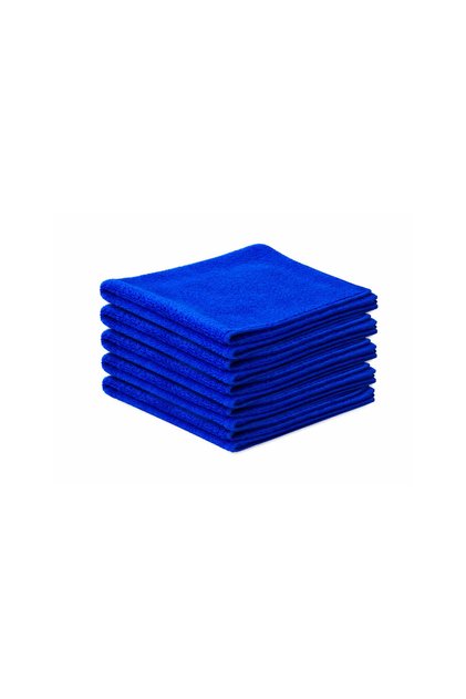 5’li Paket – Mavi Yüksek Kalite Mikrofiber Araç Temizlik Bezi