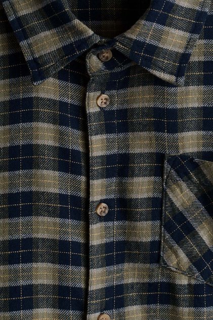 Cotton flannel shirt