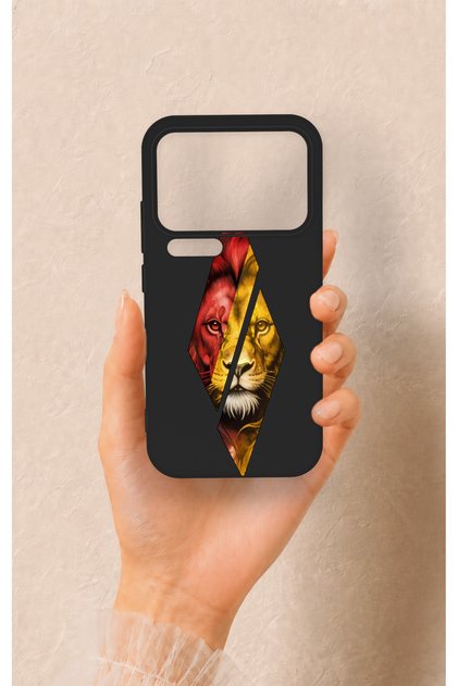 Xiaomi Mi 17 Pro 5g Compatible Cutout Lion Pattern Silicone Case