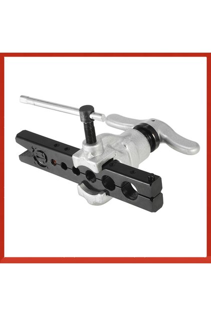 Eccentric Flaring Tool Set for Refrigeration Water Gas Brake Line Applications Tubing 6 Dies Sizes 1