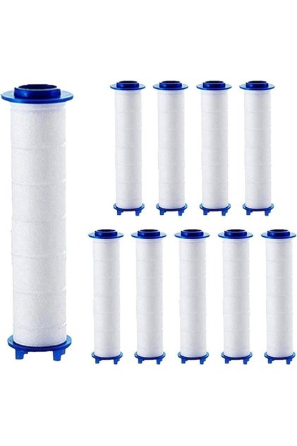 10 Packs Shower Head Filters Replacement Cartridges Pp Cotton for Hard Water Sediment Filter Core for Ruo