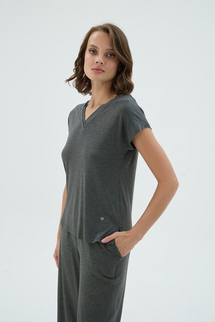 17349 Women's Pajama Set Short Sleeves