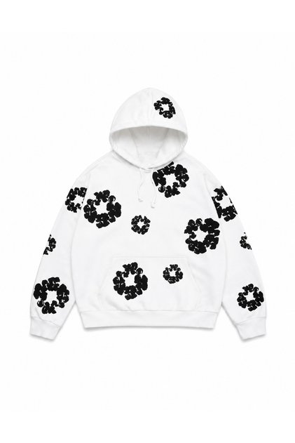 Unisex New Hooded Floral Printed Oversize Sweatshirt