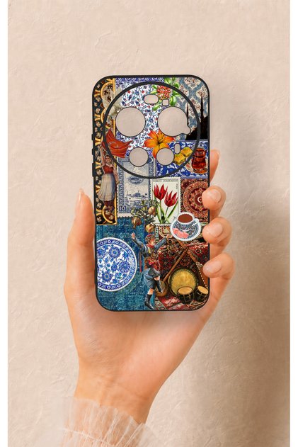 Mi 17 Ultra Compatible Ottoman and Turkish Culture Patterned Silicone Case