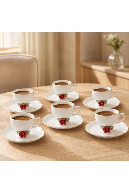 Amore Luxe 6-Person Coffee Cup Set